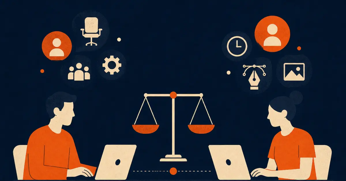 Graphic design subscription vs freelancer comparison for marketing teams